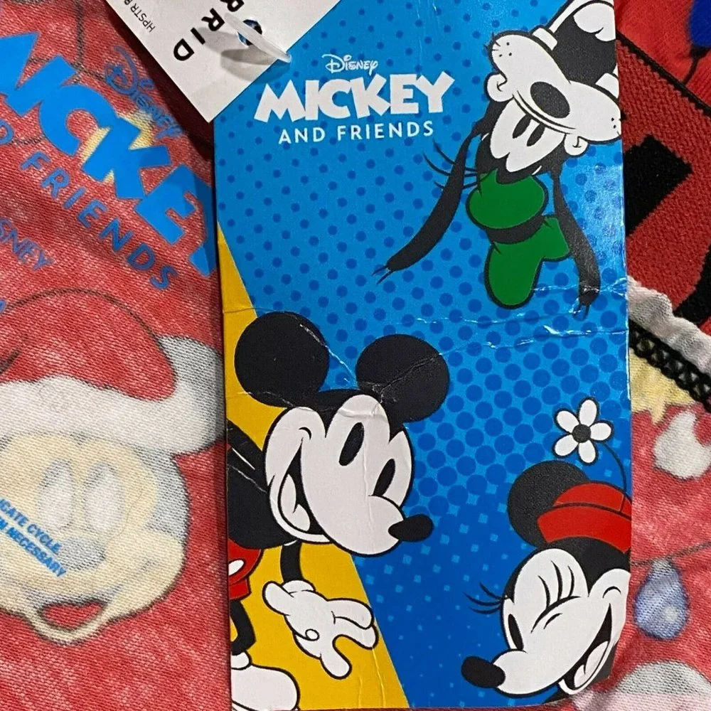 NWT TORRID Hipster Pantie Underwear Sz 1 Red Disney Mickey Donald Christmas